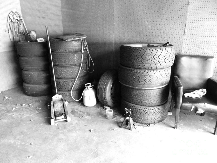 Tires waiting for rims.. Photograph by WaLdEmAr BoRrErO