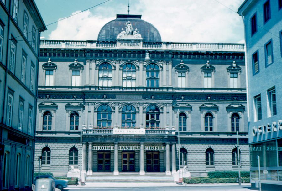 Innsbruck Photograph - Tiroler Landes Museum 1962 by Cumberland Warden Innsbruck Photograph - Tiroler Landes Museum 1962 by Cumberland Warden
