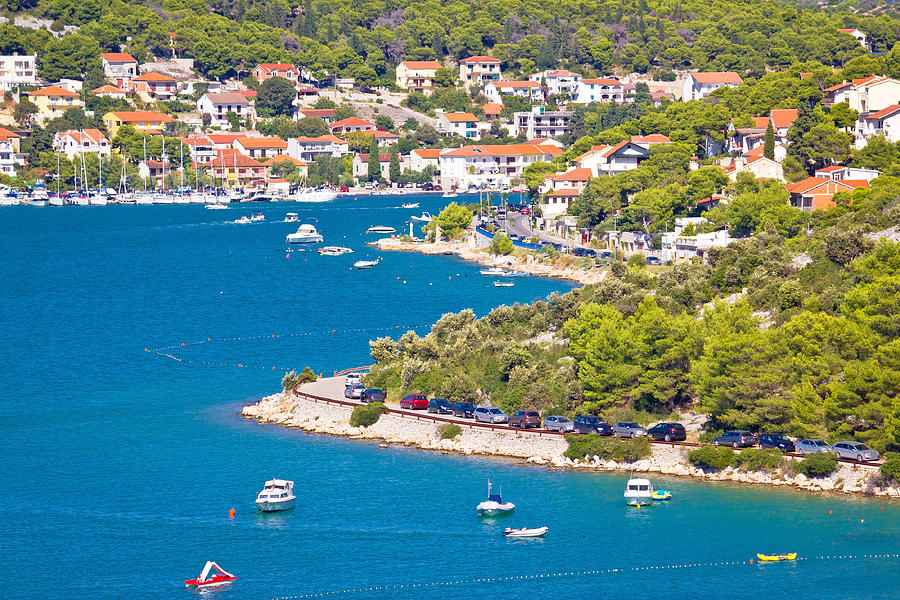 Tisno village on island of Murter Photograph by Brch Photography