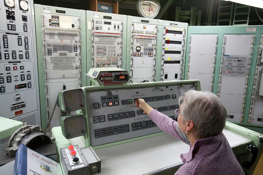 Control Panel Photograph - Titan Missile Control Room by Jim West