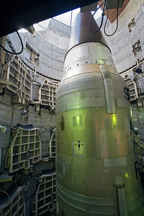 Missile Photograph - Titan Missile In Silo by Jim West