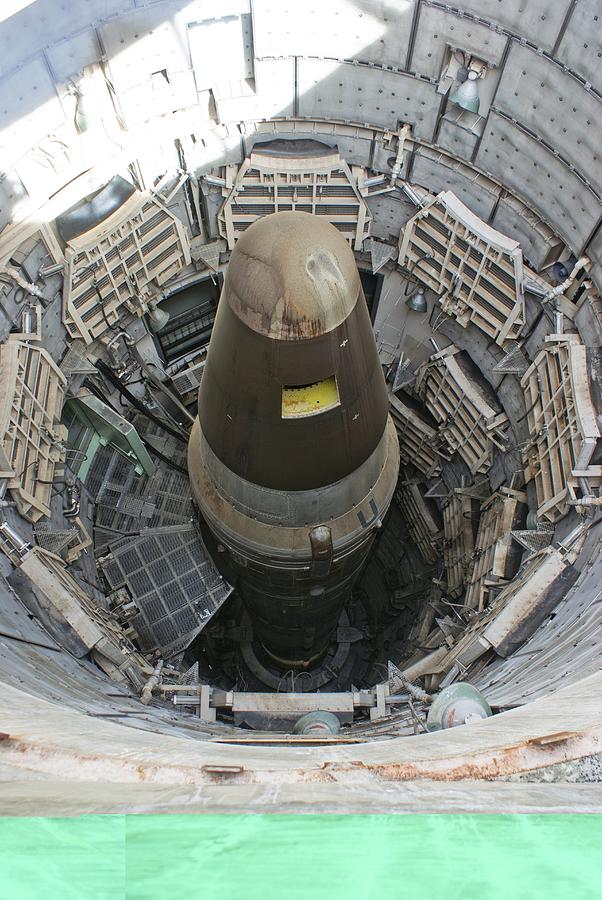 Tucson Photograph - Titan missile in underground silo by Science Photo Library