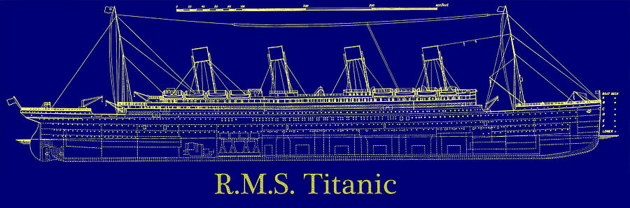 Titanic Digital Art - Titanic By Design by Bill Cannon