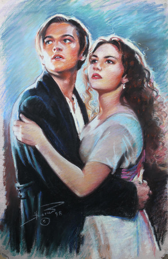 leonardo dicaprio and kate winslet titanic drawing