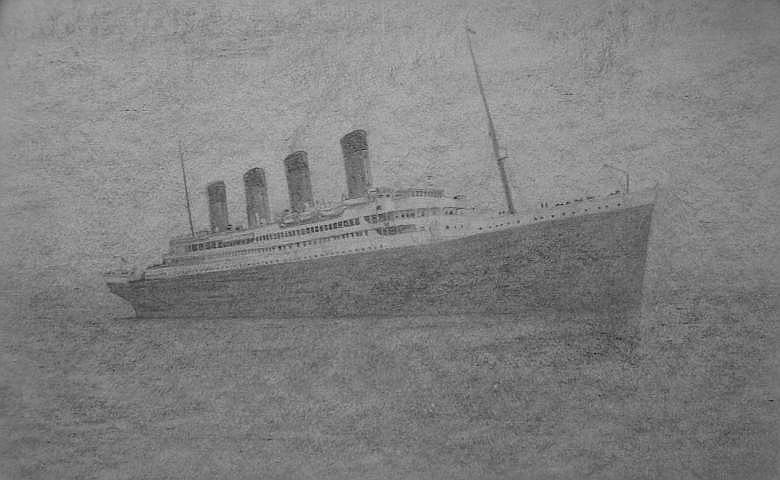 Titanic Drawing by S O C | Fine Art America