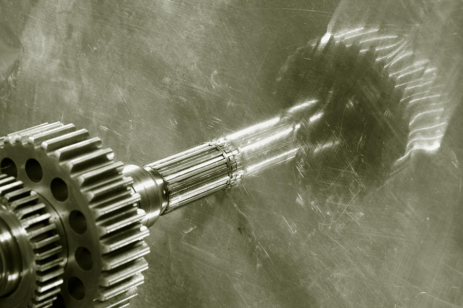 Titanium Aerospace Gears Photograph by Christian Lagereek
