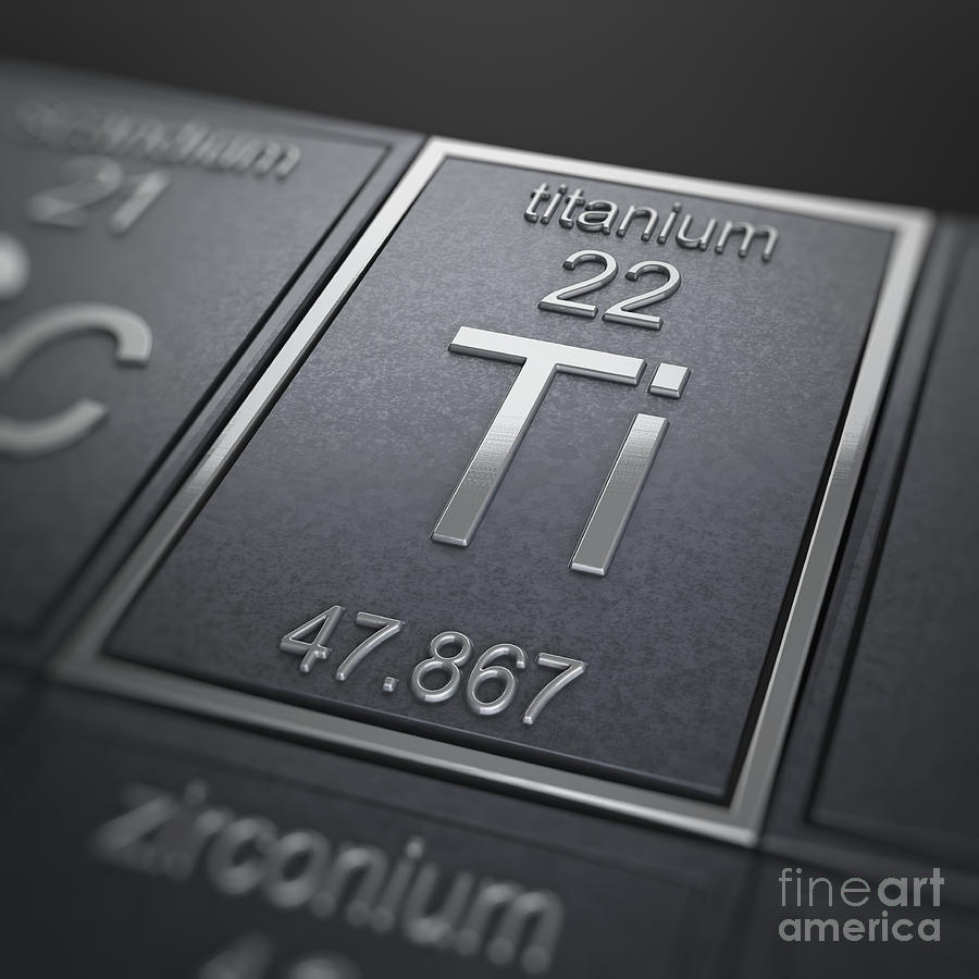 Titanium Chemical Element Photograph by Science Picture Co