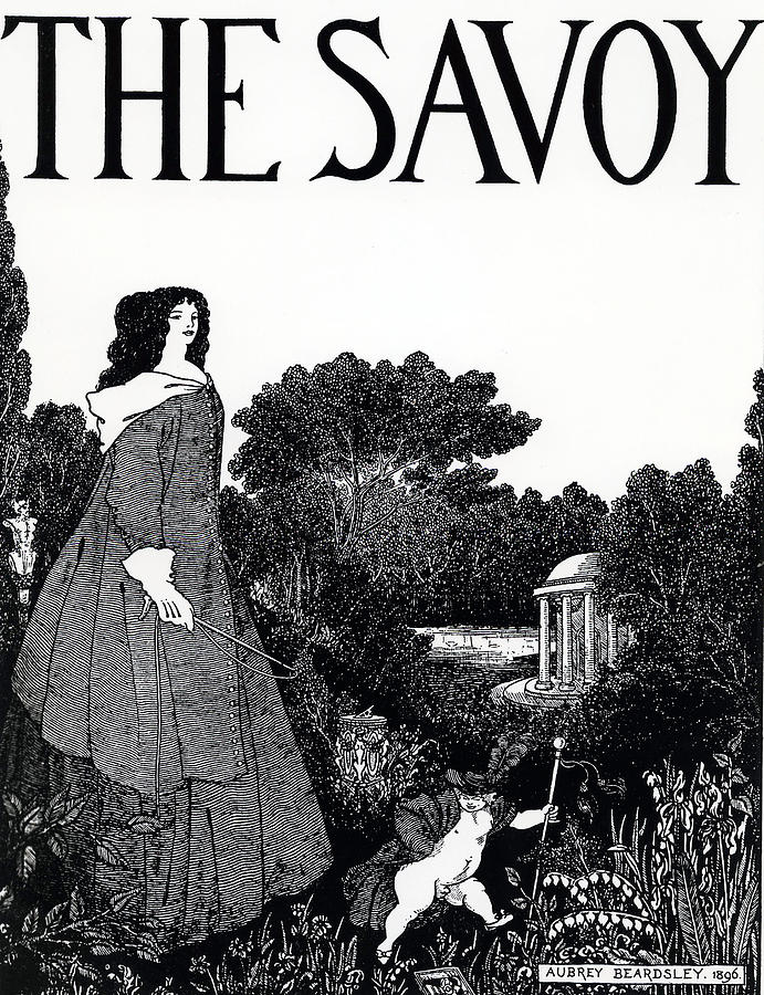 Title page from The Savoy Painting by Aubrey Beardsley
