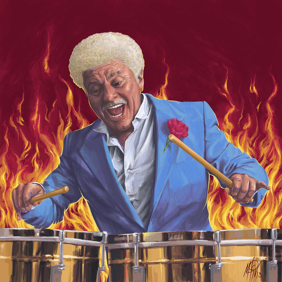 Musician Painting - Tito Puente / Mambo Diablo by Miguel Osorio