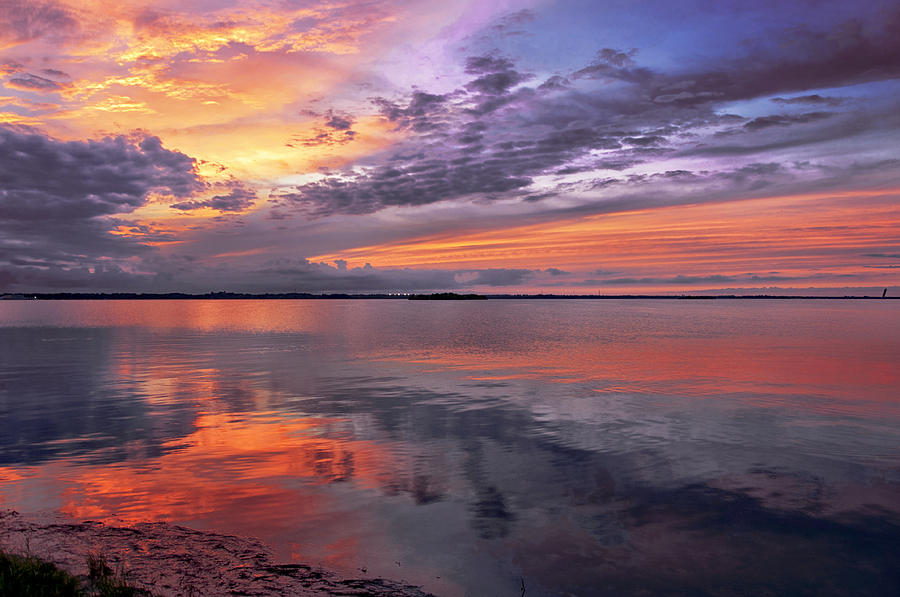 Titusville Sunset Photograph by Louise Hill