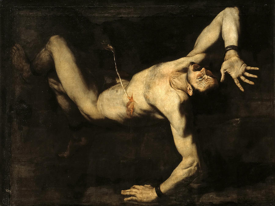 Tityus Painting by Jusepe de Ribera