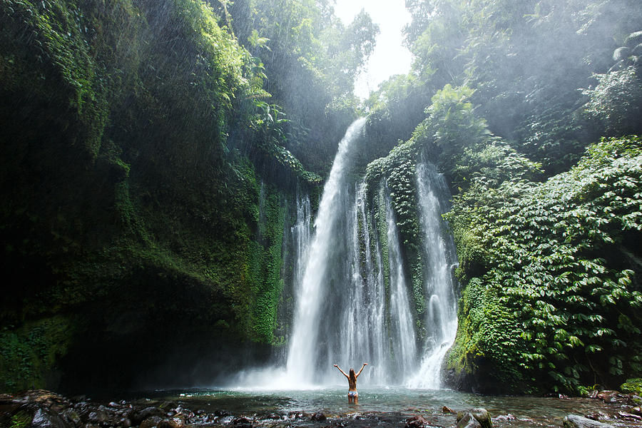 Tiu Kelep Waterfall Photograph by Lepretre Pierre