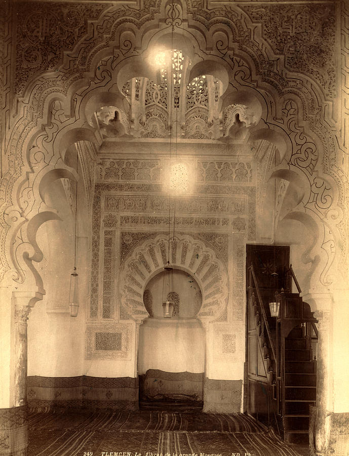 Tlemcen, The Mihrab Of The Great Mosque In Algiers Photograph By Litz 