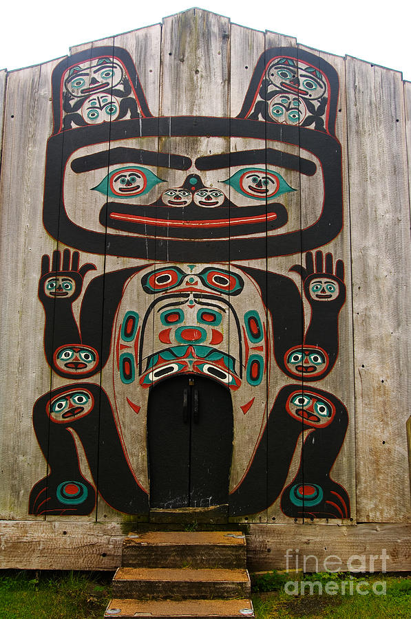 Tlingit Clan House Photograph by Ron Sanford