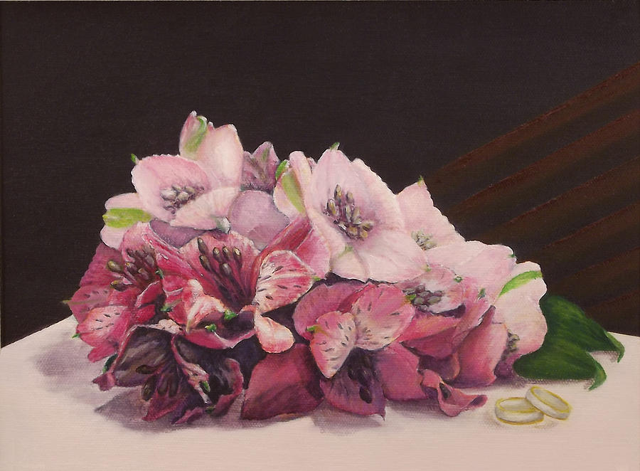 Flower Painting - To Have and To Hold by Joyce Blank