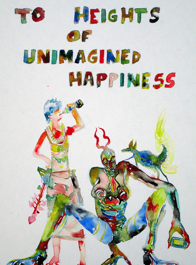 To Heights Of Unimagined Happiness Painting by Fabrizio Cassetta