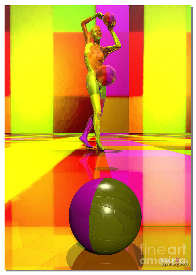 To-juggle-art Digital Art by Mando Xocco