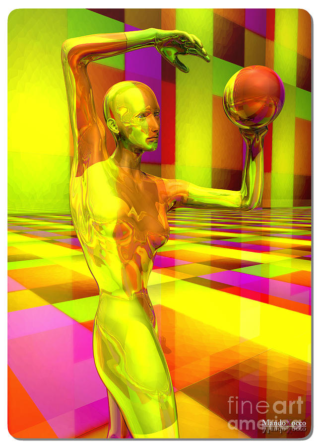 To-juggle-linie Digital Art by Mando Xocco