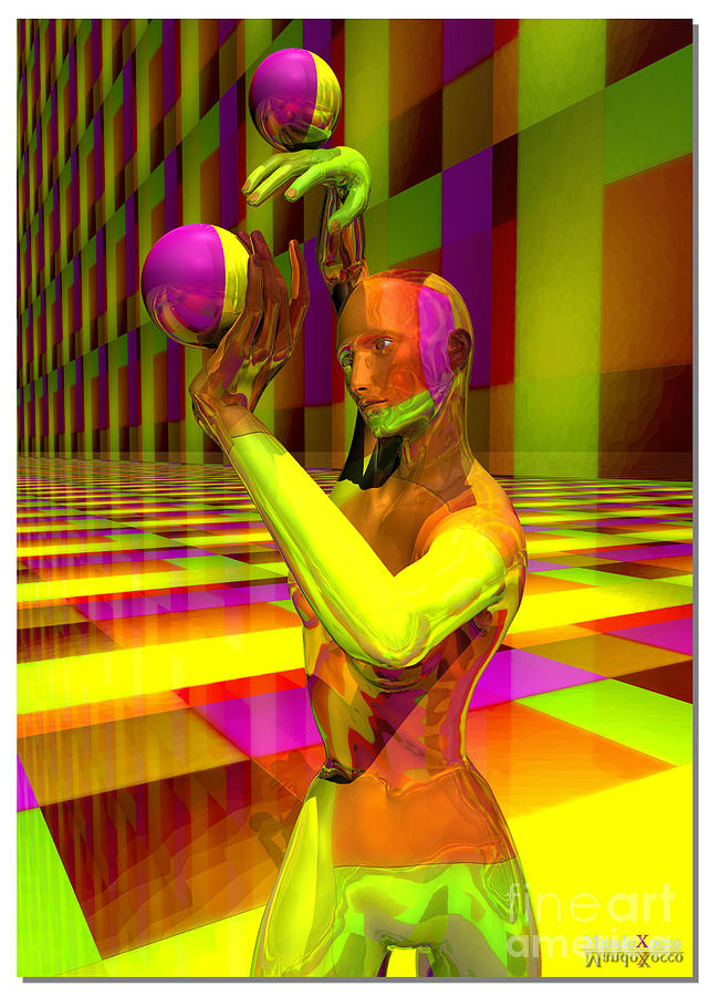 To-juggle-play Digital Art by Mando Xocco