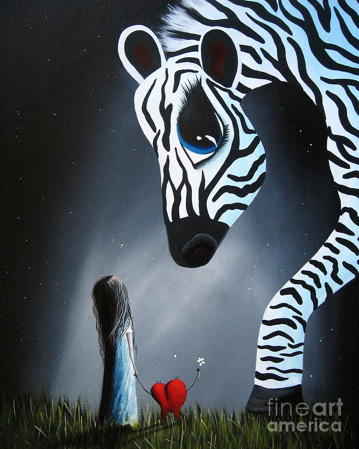 Animal Painting - To Love Is To Be Loved by Shawna Erback by Moonlight Art Parlour