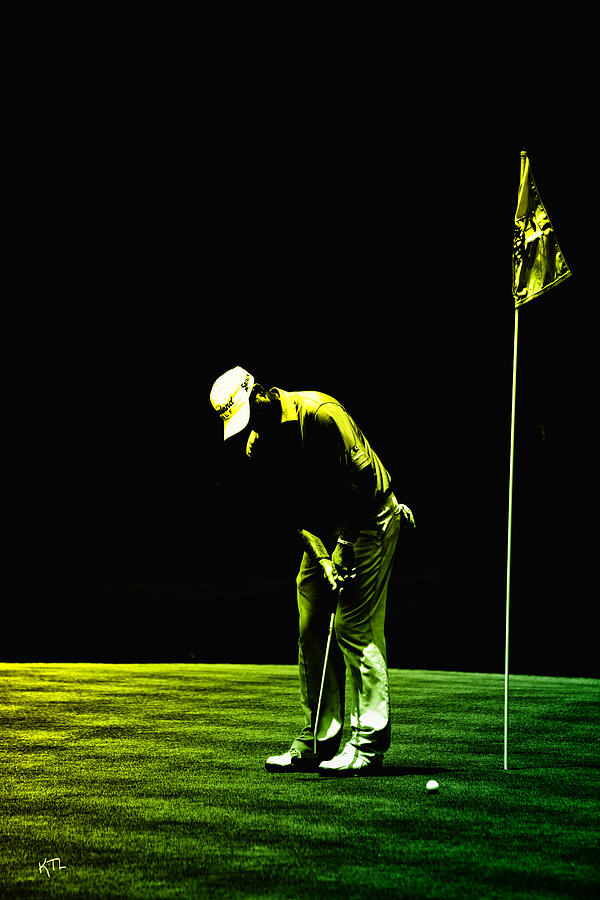 Golf Photograph - To Putt by Karol Livote