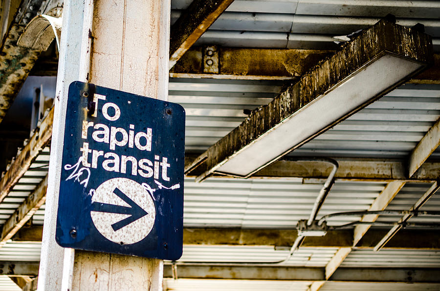 To Rapid Transit Photograph by Anthony Doudt