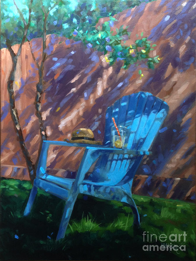 To Sit and Stare  Painting by Nancy  Parsons