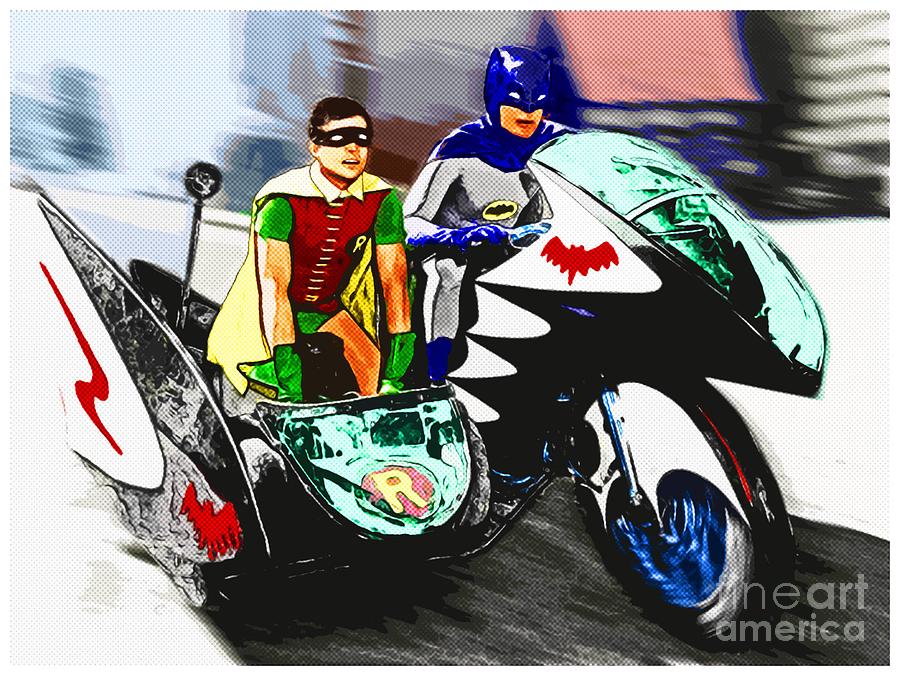 To the Batcycle Digital Art by David Caldevilla