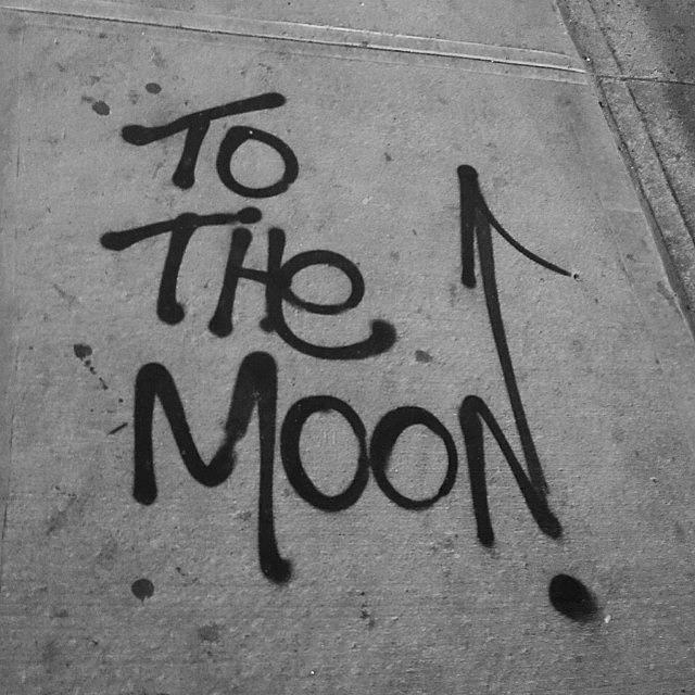 New York City Photograph - To The Moon! #nyc #grafitti by Shane Roberts