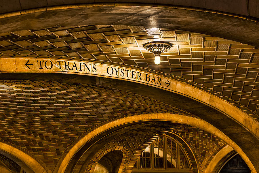 To Trains And Oyster Bar Photograph by Susan Candelario