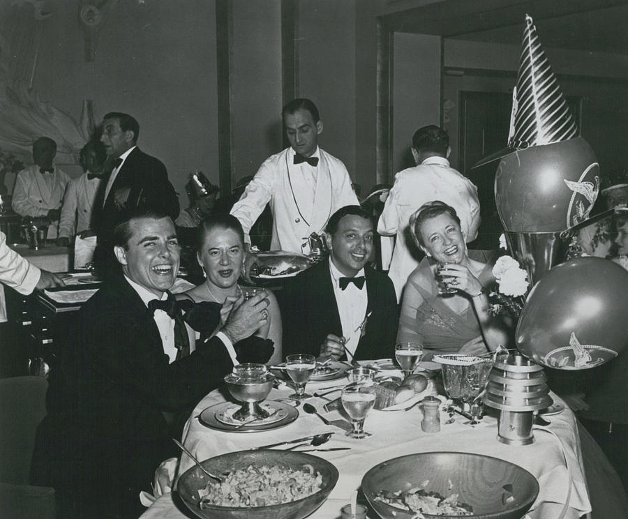 “toast To Record Crossing Of S.s. United States” Photograph By Retro 