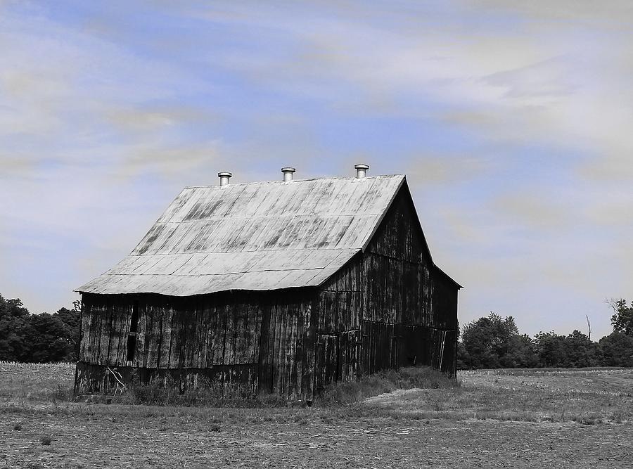 Tobacco Barn Blues Photograph By Lynn Bartlett