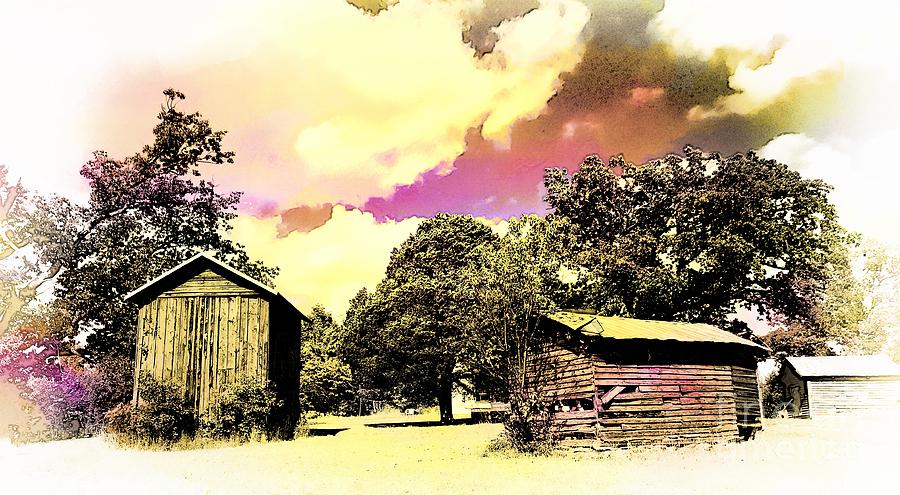 Tobacco Barns In Virginia Photograph By Anne Pendred