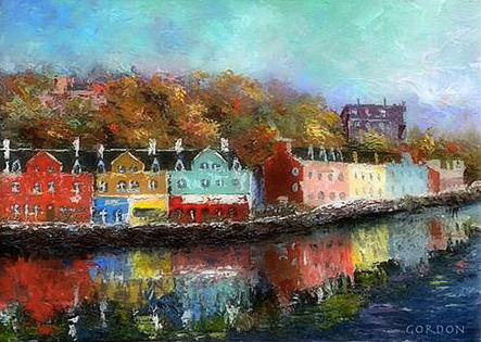 Tobermory Isle Of Mull Painting by Brett Gordon