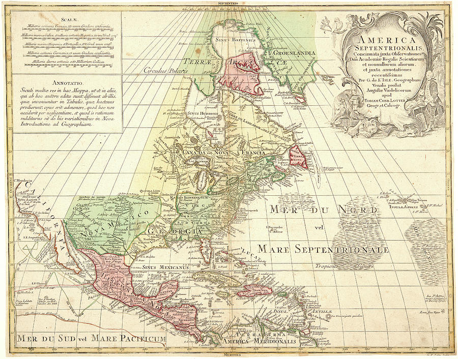 Tobias Conrad Lotter German, 17171777. America Drawing by Litz