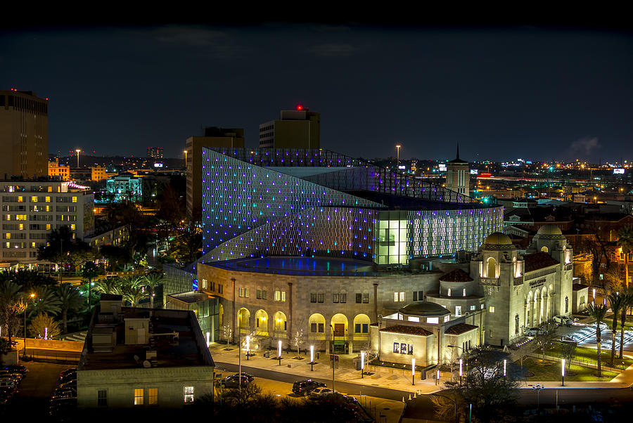 Architecture Photograph - Tobin Center for the Performing Arts by David Morefield