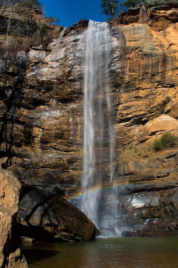 Toccoa Falls with Rainbow Photograph by Lynne Jenkins