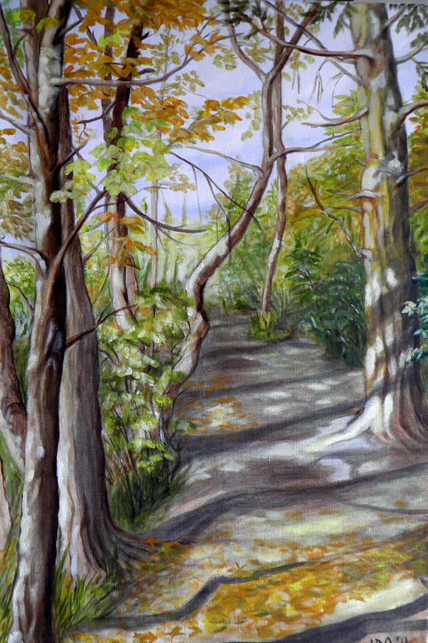 Tod Inlet walk Painting by Ida Eriksen