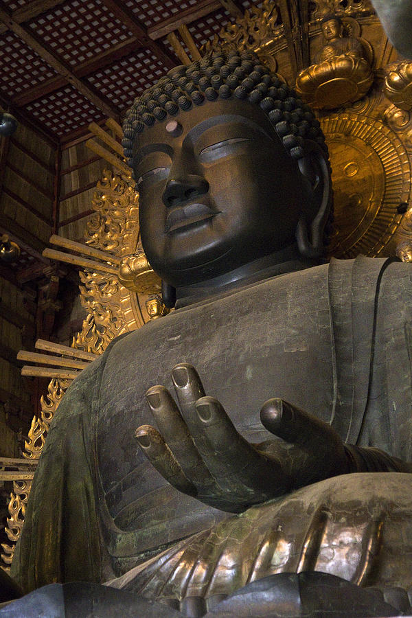 Todaiji Buddha  Photograph by Sue Cullumber