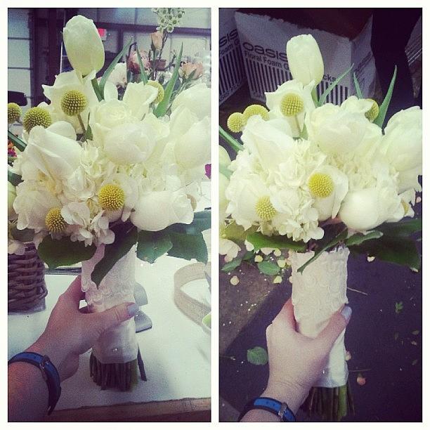 Today At Work I Made A Brides Bouquet Photograph by Shelby Miller