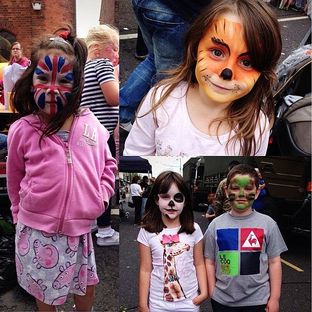 Facepaint Photograph - Today I Was A Face Painter For A Street by Princess White