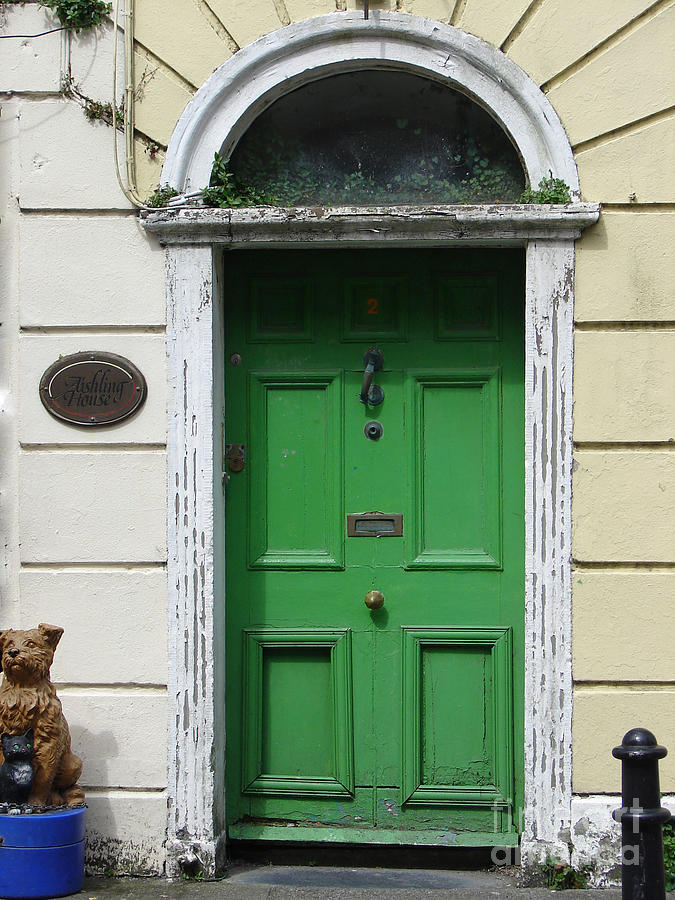 Green Door Photograph - Today Meditate on the strength within by Sharon Rodriguez