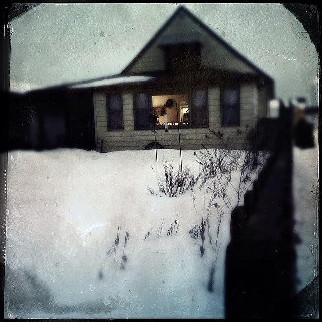 Hipstamatic Photograph - Todays Joy - My Childhood Home. I by Lori Moon