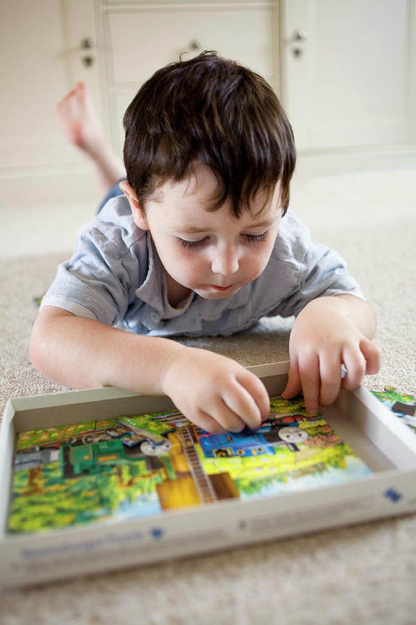 Toddler Playing Photograph by Science Photo Library Toddler Playing Photograph by Science Photo Library