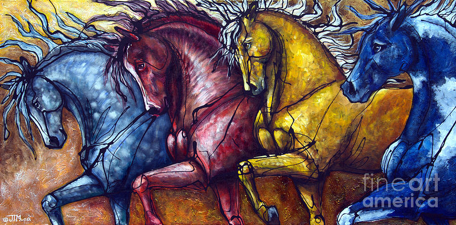 Together Again Painting by Jonelle T McCoy
