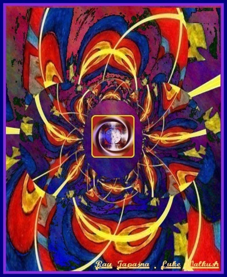 Grandfather Digital Art - Together as one - A Healing in Blue by Ray Tapajna Grandfather Digital Art - Together as one - A Healing in Blue by Ray Tapajna