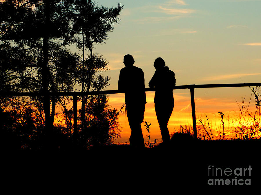 Sunset Photograph - Together by Scott Bennett