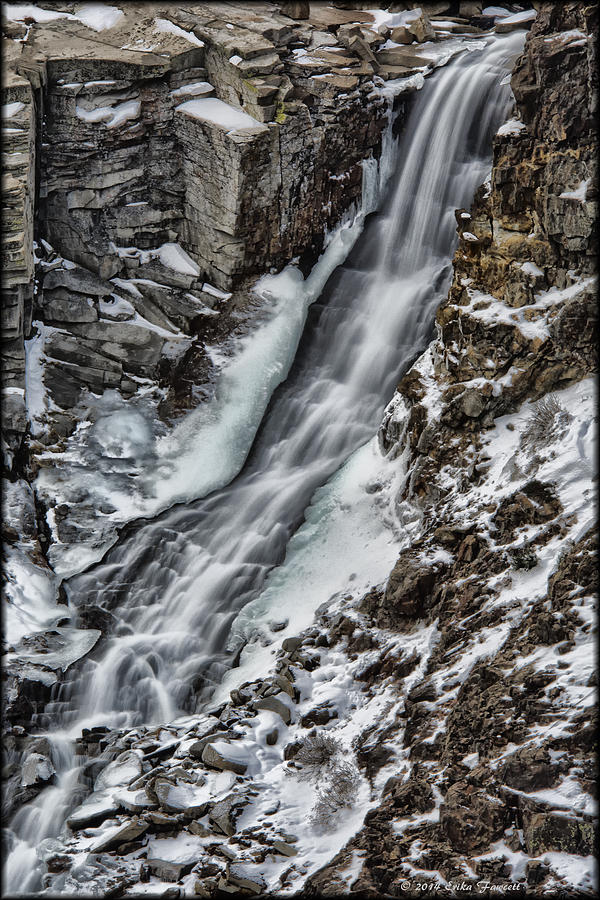 Toiga Pass Falls Photograph by Erika Fawcett