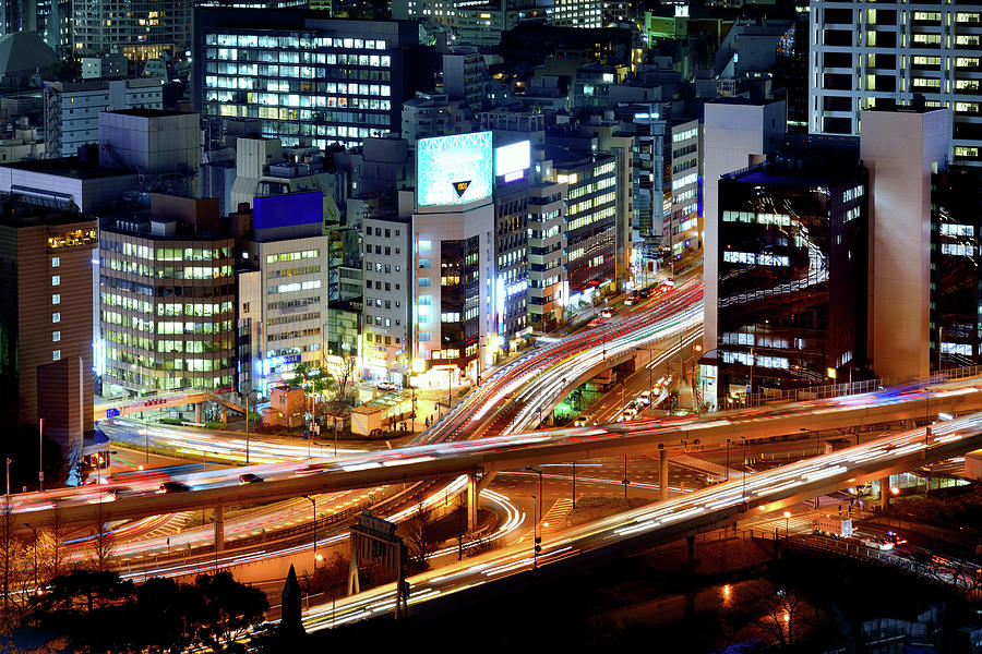 Tokyo , Akasaka Mitske District Photograph by Vladimir Zakharov