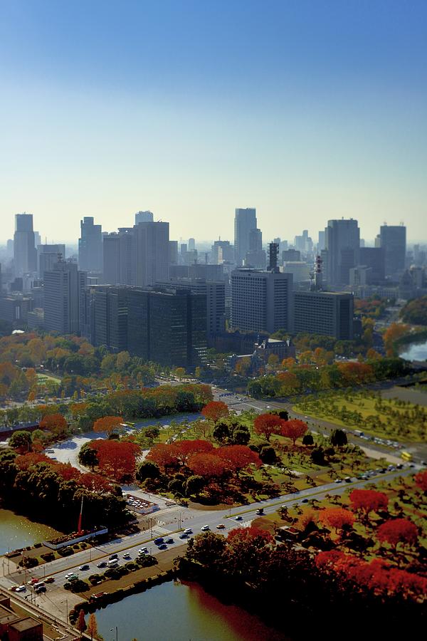 Tokyo Birds-eye View Photograph by Vladimir Zakharov